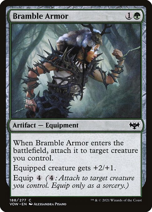 Innistrad: Crimson Vow - 188 - Bramble Armor - Common - G - Non-foil