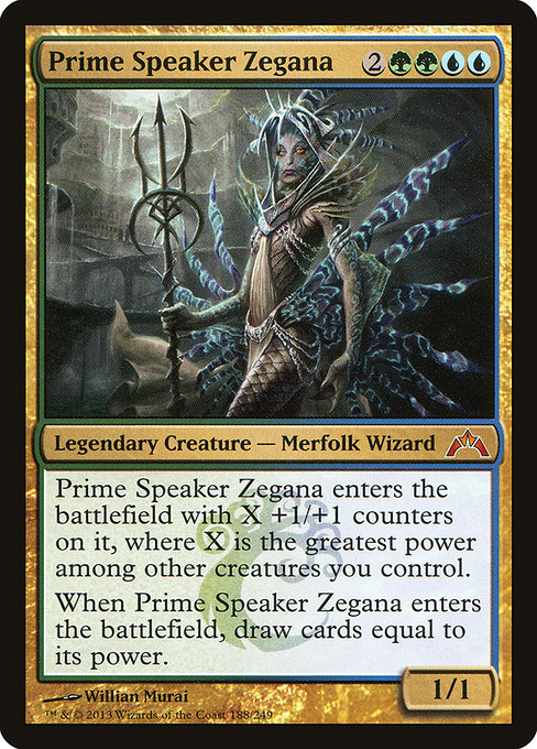 Gatecrash - 188 - Prime Speaker Zegana - Mythic - UG - Non-foil