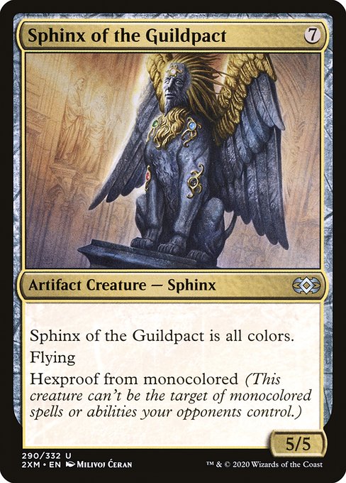 Double Masters - 290 - Sphinx of the Guildpact - Uncommon - Multi - Non-foil
