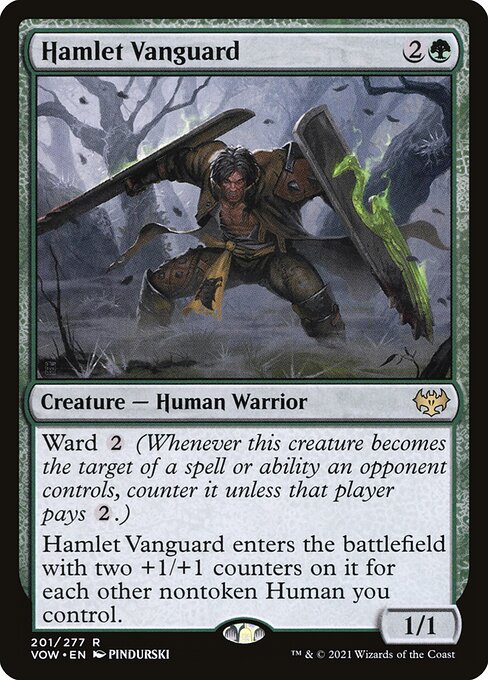 Innistrad: Crimson Vow - 201 - Hamlet Vanguard - Rare - G - Non-foil