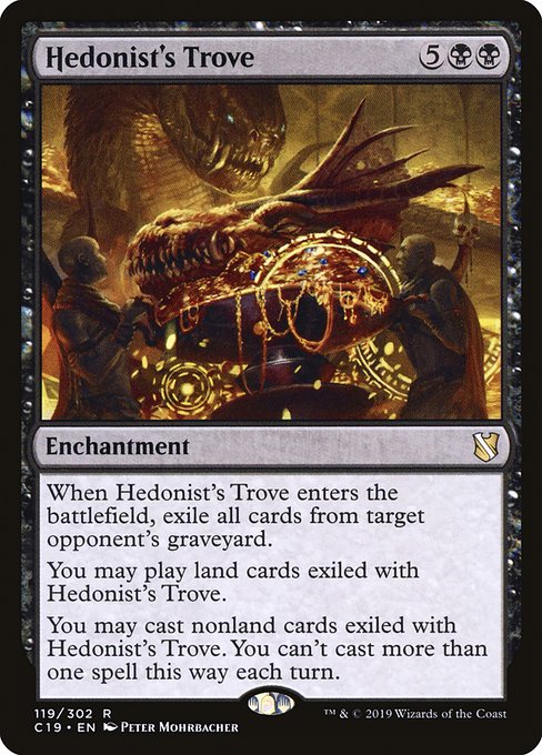 Commander 2019 - 119 - Hedonist's Trove - Rare - B - Non-foil