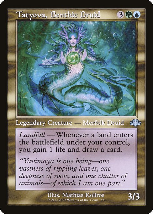 Dominaria Remastered - 371 - Tatyova, Benthic Druid - Uncommon - UG - Non-foil