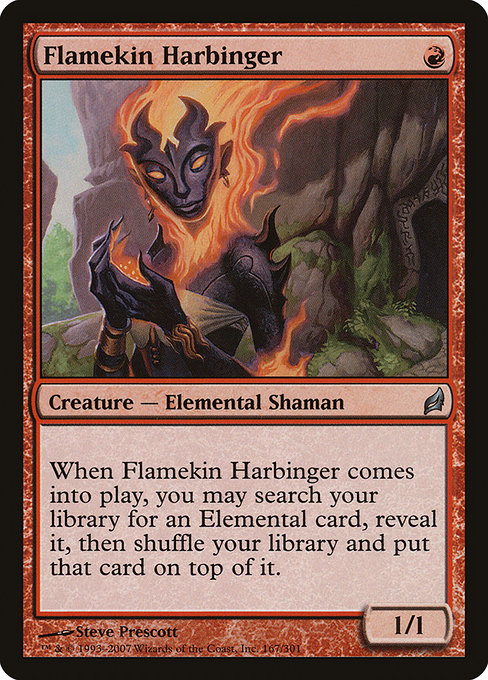 Lorwyn - 167 - Flamekin Harbinger - Uncommon - R - Foil