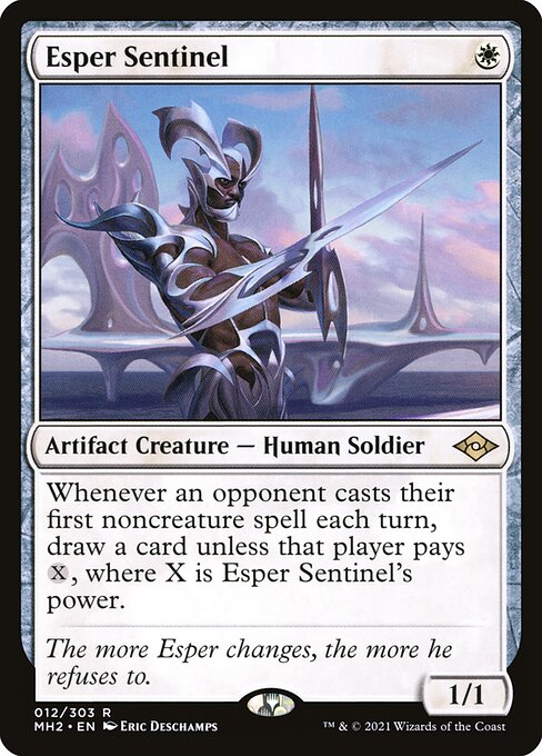 Modern Horizons 2 - 12 - Esper Sentinel - Rare - W - Non-foil