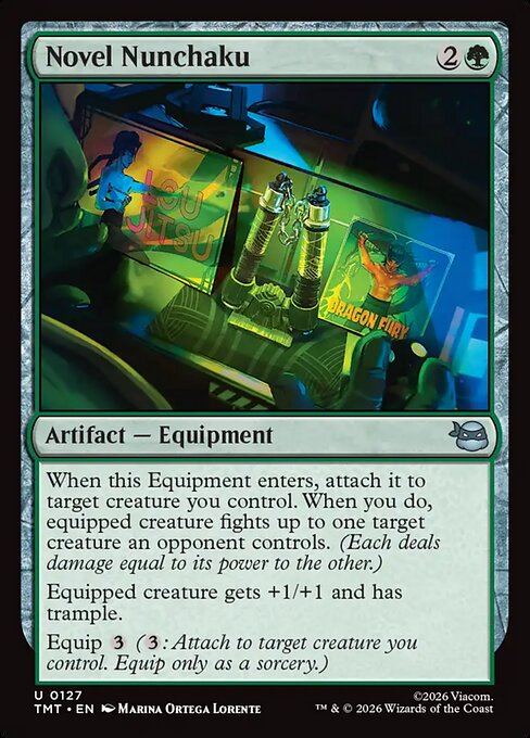 Teenage Mutant Ninja Turtles - 127 - Novel Nunchaku - Uncommon - G - Non-foil