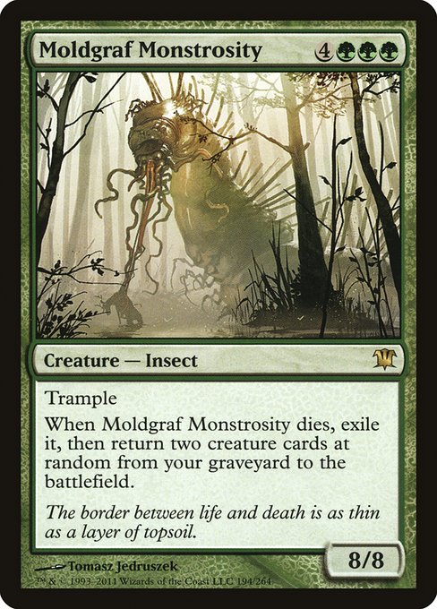 Innistrad - 194 - Moldgraf Monstrosity - Rare - G - Non-foil