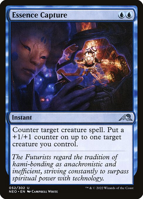 Kamigawa: Neon Dynasty - 52 - Essence Capture - Uncommon - U - Non-foil