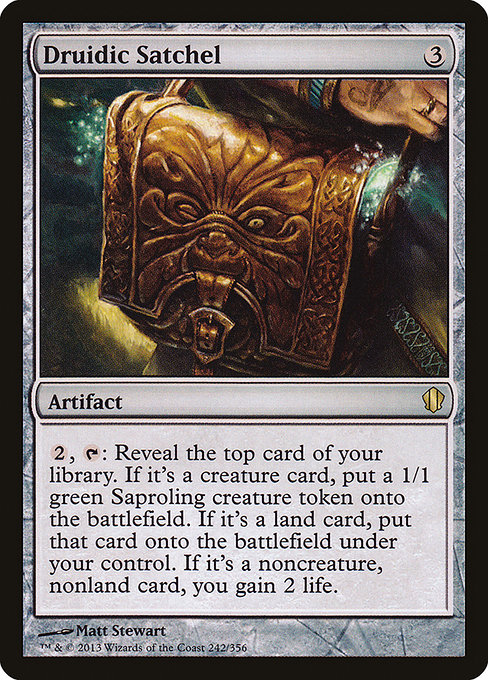 Commander 2013 - 242 - Druidic Satchel - Rare - C - Non-foil