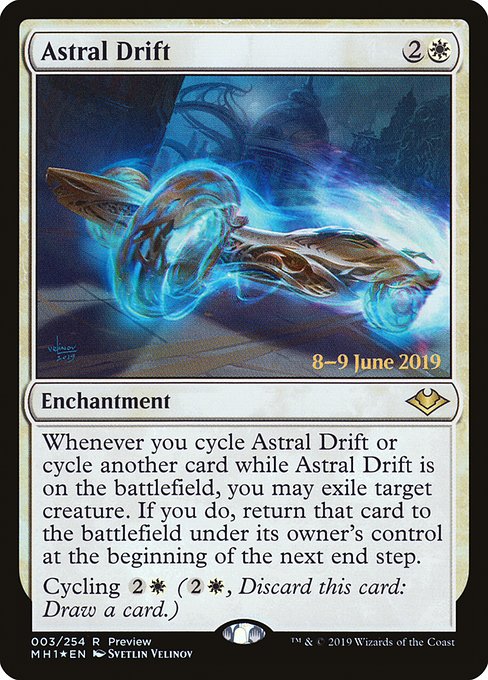 Modern Horizons Promos - 3 - Astral Drift - Rare - W - Foil - Datestamped Promo