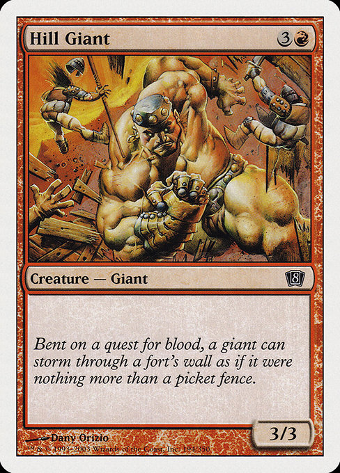 Eighth Edition - 194 - Hill Giant - Common - R - Non-foil
