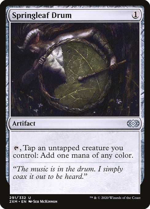 Double Masters - 291 - Springleaf Drum - Uncommon - C - Non-foil
