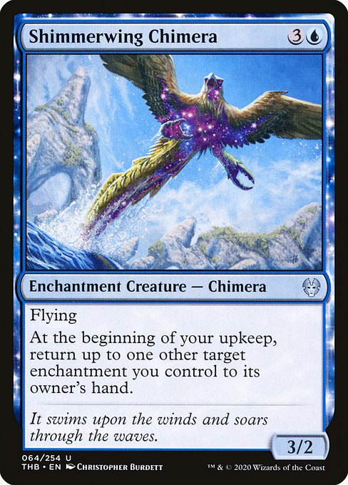 Theros Beyond Death - 64 - Shimmerwing Chimera - Uncommon - U - Non-foil