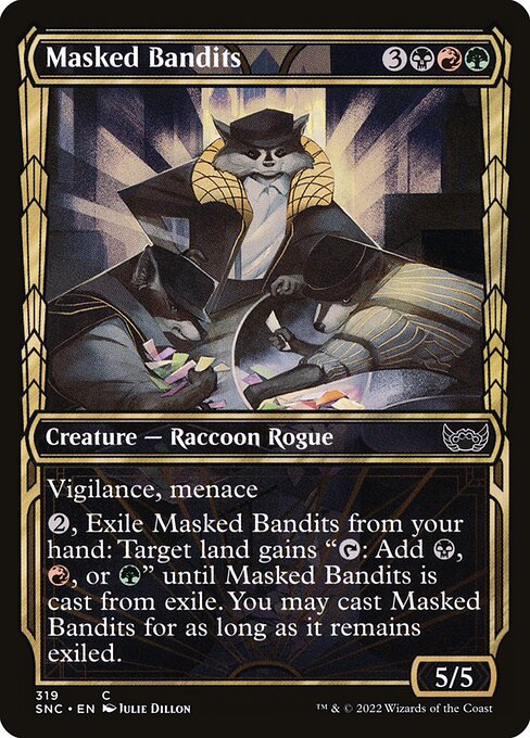 Streets of New Capenna - 319 - Masked Bandits - Common - Multi - Non-foil