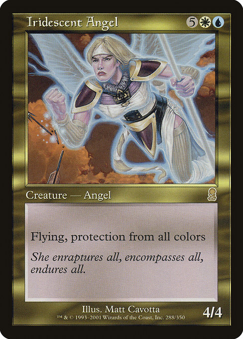 Odyssey - 288 - Iridescent Angel - Rare - WU - Non-foil