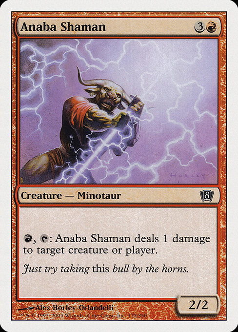 Eighth Edition - 175 - Anaba Shaman - Common - R - Non-foil