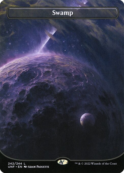 Unfinity - 242 - Swamp - Common - C - Foil