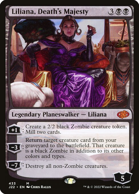 Jumpstart 2022 - 433 - Liliana, Death's Majesty - Mythic - B - Non-foil