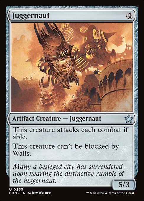 Foundations - 255 - Juggernaut - Uncommon - C - Non-foil