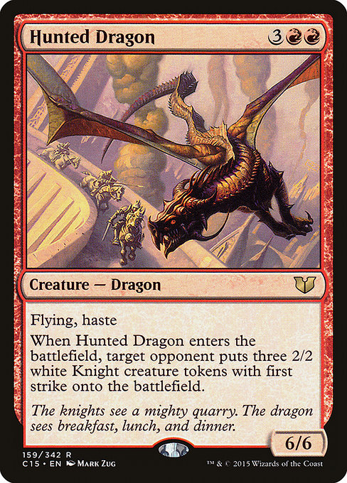 Commander 2015 - 159 - Hunted Dragon - Rare - R - Non-foil