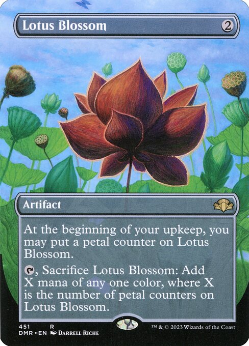 Dominaria Remastered - 451 - Lotus Blossom - Rare - C - Foil