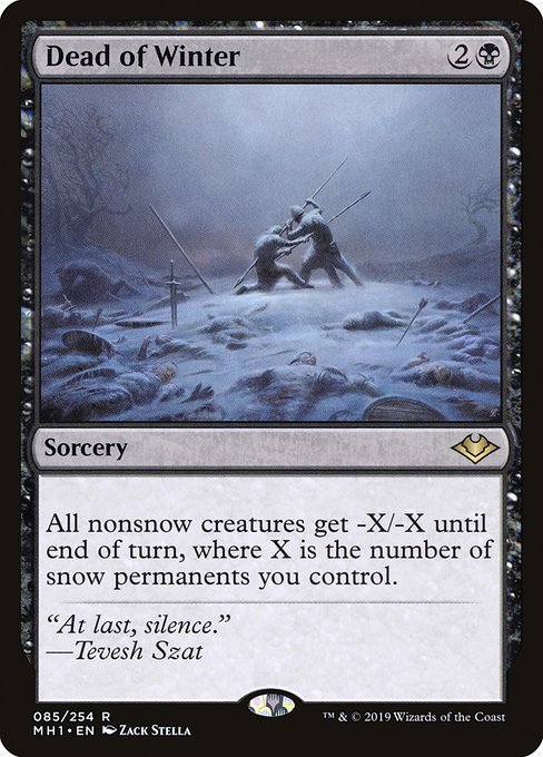 Modern Horizons - 85 - Dead of Winter - Rare - B - Non-foil