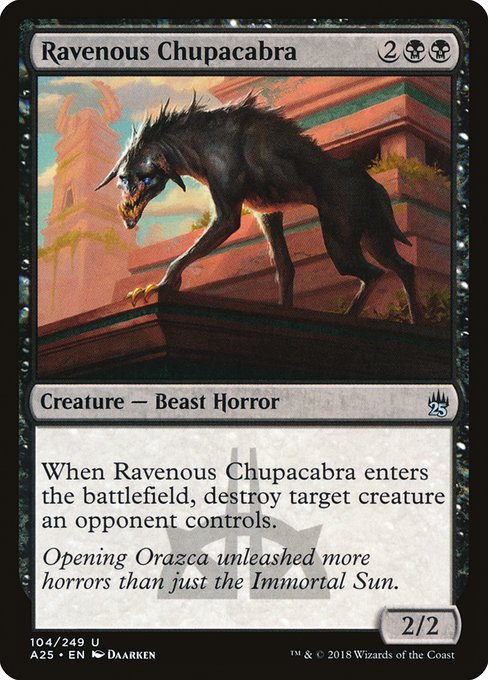 Masters 25 - 104 - Ravenous Chupacabra - Uncommon - B - Non-foil