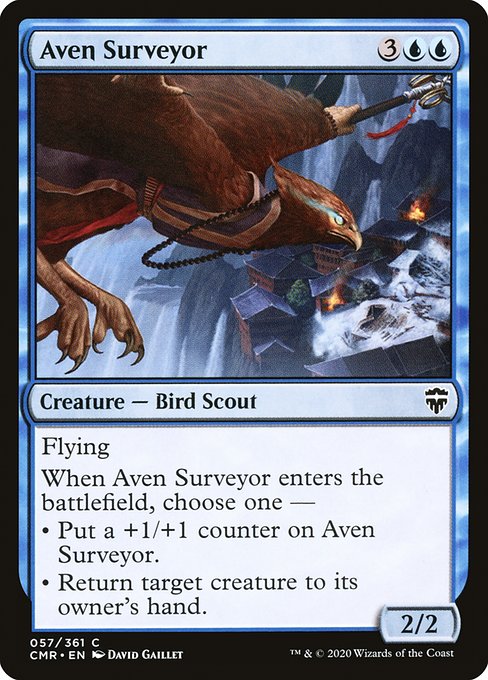 Commander Legends - 57 - Aven Surveyor - Common - U - Non-foil