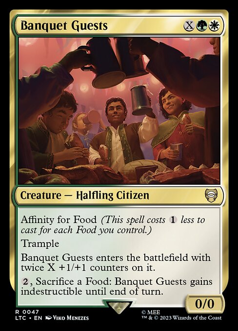 Tales of Middle-earth Commander - 47 - Banquet Guests - Rare - WG - Non-foil