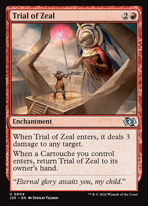 Foundations Jumpstart - 604 - Trial of Zeal - Uncommon - R - Non-foil