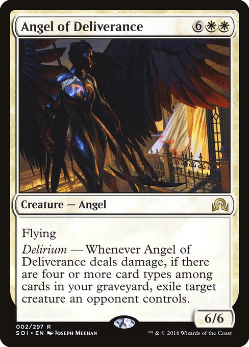 Shadows over Innistrad - 2 - Angel of Deliverance - Rare - W - Non-foil