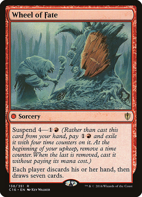 Commander 2016 - 138 - Wheel of Fate - Rare - R - Non-foil