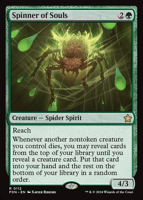 Foundations - 112 - Spinner of Souls - Rare - G - Non-foil