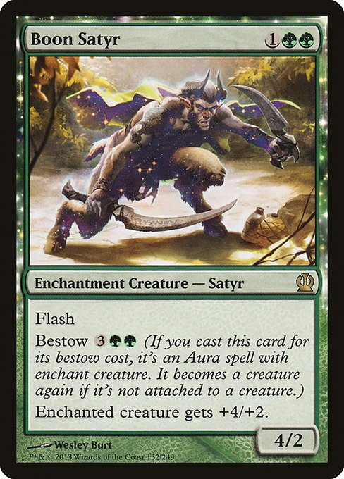 Theros - 152 - Boon Satyr - Rare - G - Non-foil