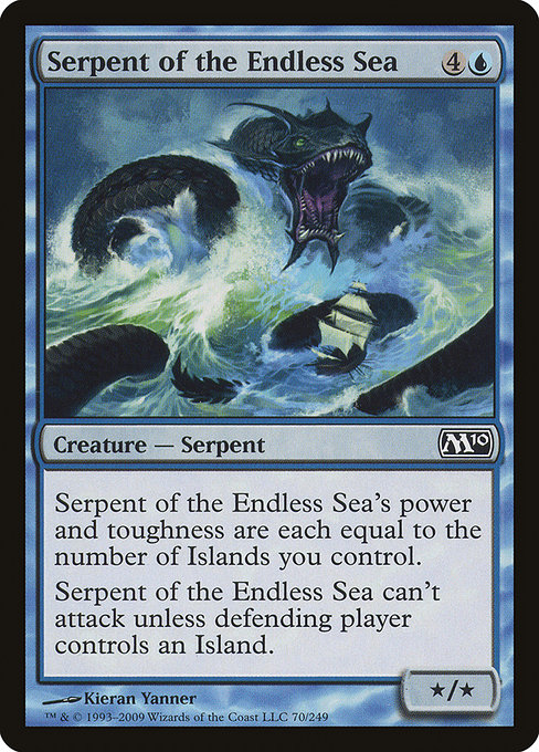 Magic 2010 - 70 - Serpent of the Endless Sea - Common - U - Non-foil