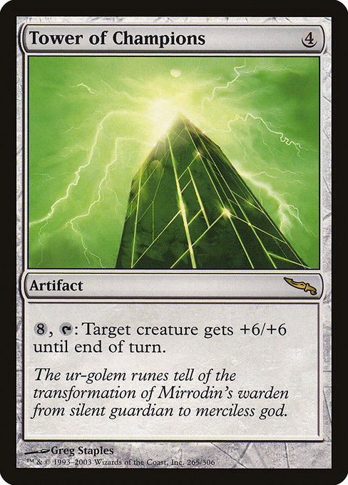 Mirrodin - 265 - Tower of Champions - Rare - C - Non-foil