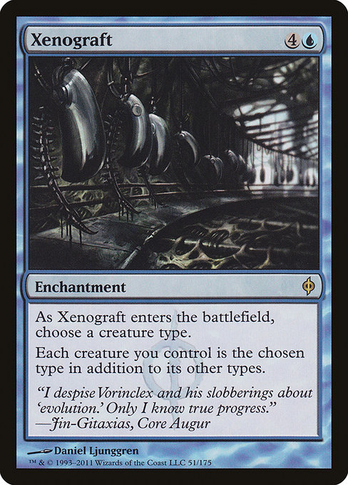 New Phyrexia - 51 - Xenograft - Rare - U - Non-foil