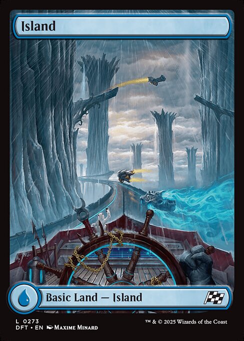Aetherdrift - 273 - Island - Common - C - Foil