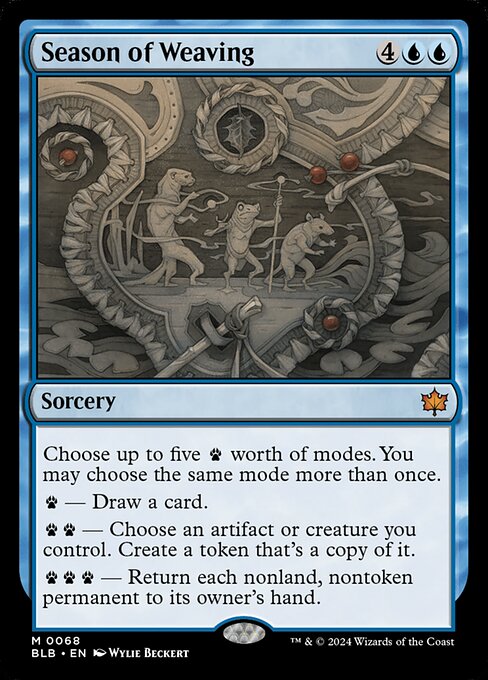 Bloomburrow - 68 - Season of Weaving - Mythic - U - Foil