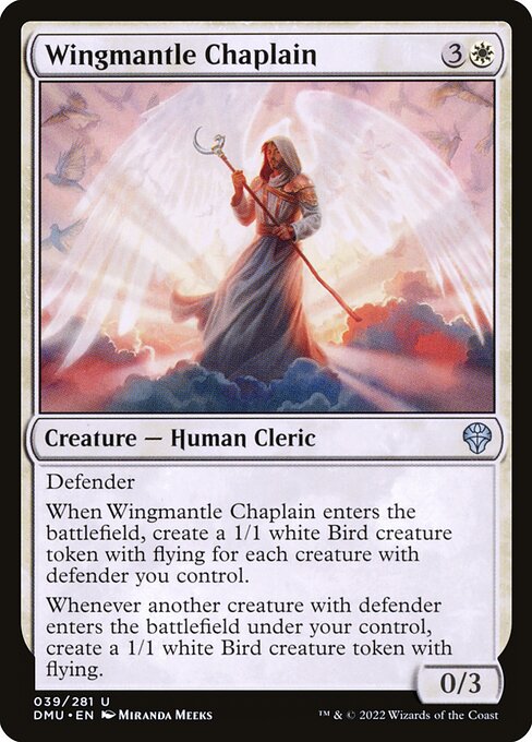 Dominaria United - 39 - Wingmantle Chaplain - Uncommon - W - Non-foil