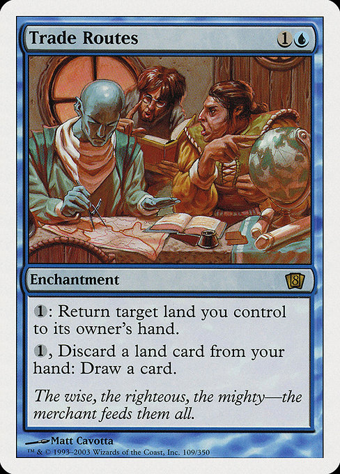 Eighth Edition - 109 - Trade Routes - Rare - U - Non-foil