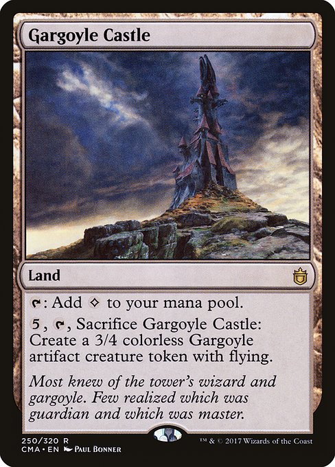Commander Anthology - 250 - Gargoyle Castle - Rare - C - Non-foil