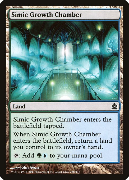 Commander 2011 - 288 - Simic Growth Chamber - Common - C - Non-foil
