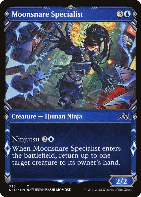 Kamigawa: Neon Dynasty - 335 - Moonsnare Specialist - Common - U - Non-foil