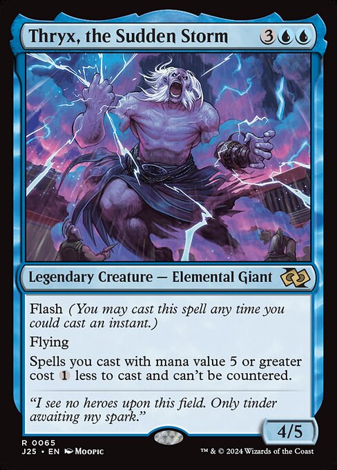 Foundations Jumpstart - 65 - Thryx, the Sudden Storm - Rare - U - Non-foil