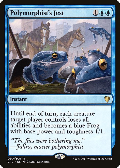 Commander 2017 - 90 - Polymorphist's Jest - Rare - U - Non-foil