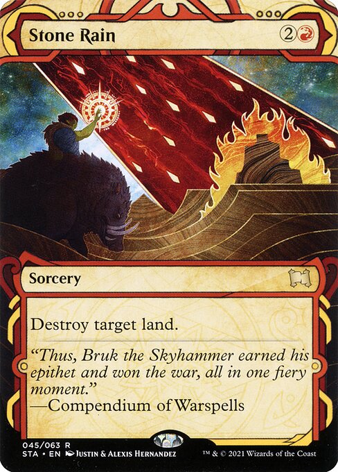 Strixhaven Mystical Archive - 45 - Stone Rain - Rare - R - Non-foil