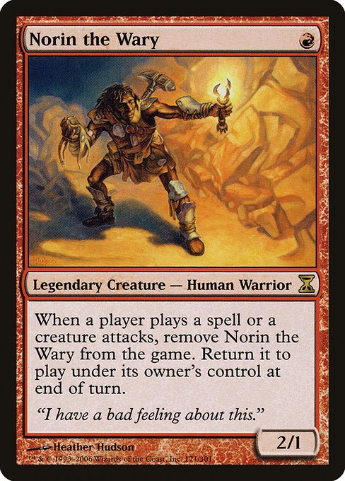 Time Spiral - 171 - Norin the Wary - Rare - R - Non-foil