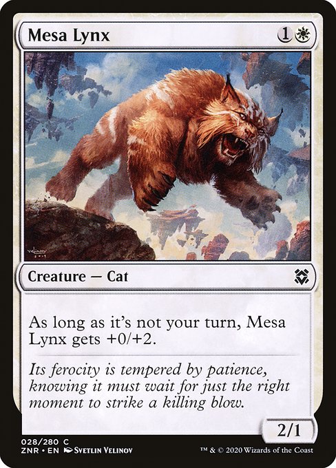 Zendikar Rising - 28 - Mesa Lynx - Common - W - Non-foil