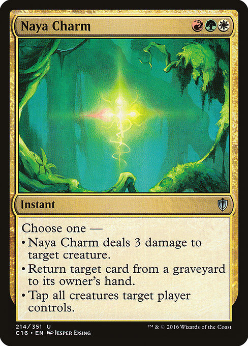 Commander 2016 - 214 - Naya Charm - Uncommon - Multi - Non-foil