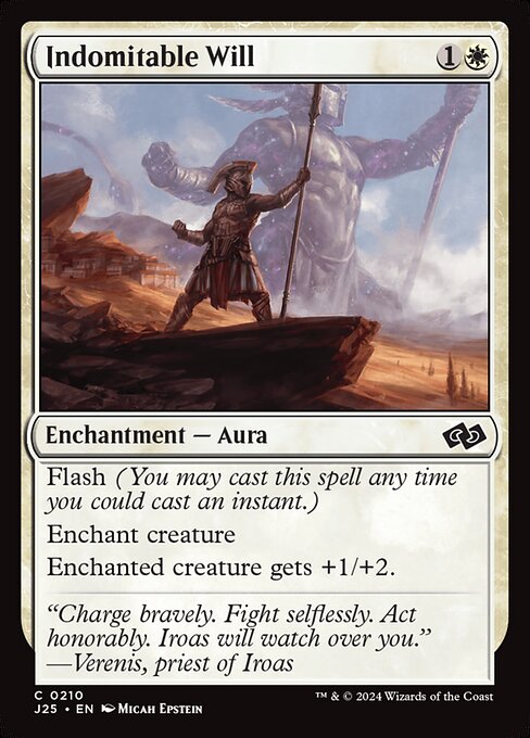 Foundations Jumpstart - 210 - Indomitable Will - Common - W - Non-foil